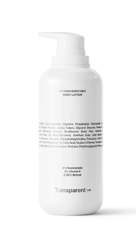 Збагачення витаминами лосьйон для тіла Transparent Lab Vitamin Enriched Body Lotion 400 мл
