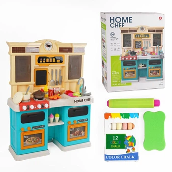 Ігровий набір Кухня Home Chef 922-162 звуки мелодії підсвічування автоматична подача води парогенератор дошка для мел