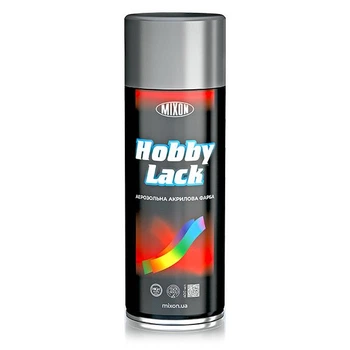 Аерозольна фарба HOBBY LACK 400ml Світло сірий матовий 89