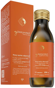 Suplement diety MyBestPharm MyBestProtect 250 ml Pomarancza (5904824651262)