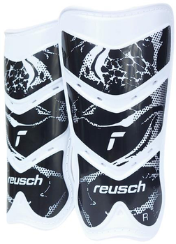 Футбольні щитки Reusch Shinguard Attrakt Lite 5377045 7701 M Біло-чорні (4060485465721)