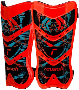 Футбольні щитки Reusch Shinguard Attrakt Lite 5377045 3335 L Червоно-чорні (4060485409275)