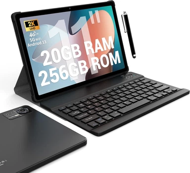 Планшет 11" 2K FASTWD T181 20/256Gb 8 ядер 4G 2-SIM Android 13 9580mAh Черный