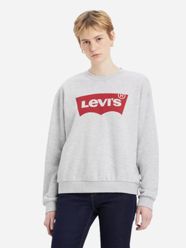 Bluza damska bez kaptura oversize Levi's Gr Everyday Crew A8800-0026 L Szara (5401157511305)