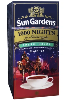 Чай Sun Gardens чорний 1000 Nights 25 пакетиків (59044)