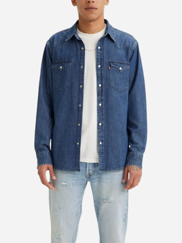 Чоловіча джинсова сорочка Levi's Classic Western Standard 85745-0073 L Синя (5401105658298)