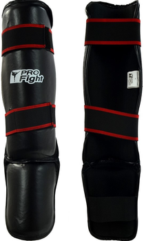 Ochraniacze goleni i stopy Profight Step PU 1038 XL Czarny (5902860631521)