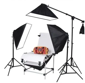 Комплект студийного света для предметной съемки Prolighting SL-3 Macro kit офтбоксы + стойки + журавль