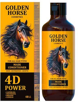 Маска-кондиціонер для волосся Golden Pharm Horse 4D Power 400 мл (4820183473394)