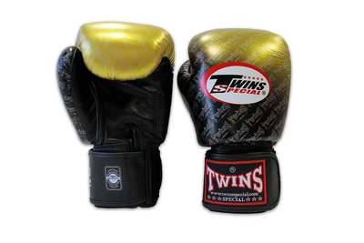 Боксерские перчатки Twins Fancy FBGVL3-TW1 Dragon Black-Gold (FBGVL3-TW1GD-8oz)
