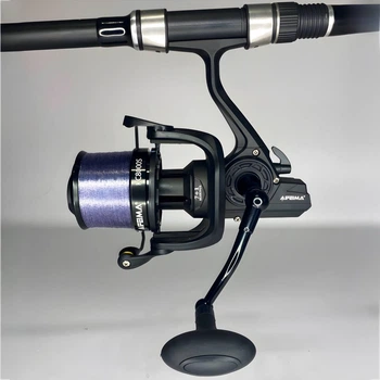 Фідерна, коропова котушка Feima KC 8000S (7+1 BB) з фідерною ліскою 3D 0.30mm 300m