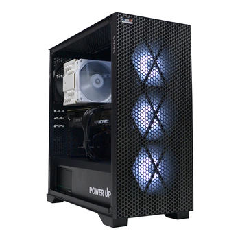 Рабочая станция PowerUp Desktop #383 Core i9 14900K / 64 GB / SSD 1TB / GeForce RTX 4060Ti 8GB для 3D моделирования видеомонтажа рендеринга для инженеров и архитекторов
