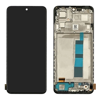 Дисплей для Xiaomi Redmi Note 12 (4G) з чорним тачскрином та корпусною рамкою IPS