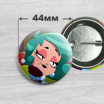 Значок Лола из игры Brawl Stars / Бравл Старс 44мм №45