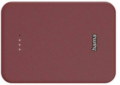 УМБ Hama Color 10 10000 mAh Red (4047443514769)