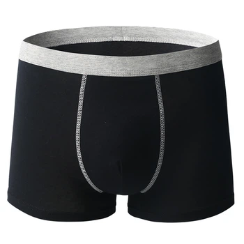 Мужские трусы AO Underwear на белой резинке Черный 3XL 2827