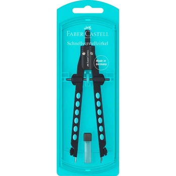 Циркуль Faber-Castell, до 340 мм., QUICK SET COMPASS FACTORY NEON, (174342)
