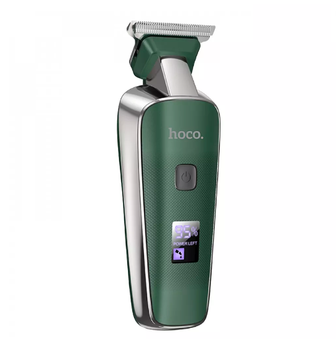 Машинка для стрижки волос Hoco Hoco HP23 аккумуляторная с 3шт насадками Green