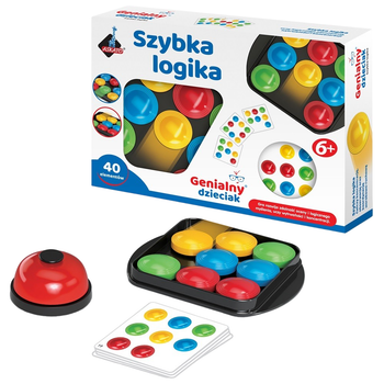 Zestaw edukacyjny Askato Genialny dzieciak - Szybka logika (6901440117935)