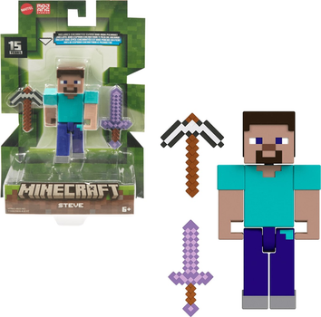 Zestaw Minecraft Steve Figurka podstawowa + akcesorium (0194735194346)