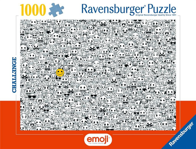 Пазл Ravensburger Challenge Емодзі 70 x 50 см 1000 деталей (4005555006060)