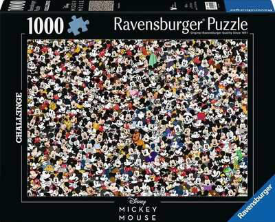 Puzzle Ravensburger Challenge Myszka Miki 70 x 50 cm 1000 elementów (4005555005292)