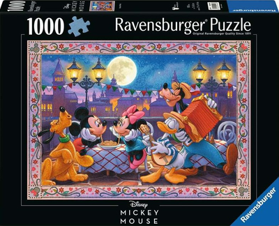 Puzzle Ravensburger Classic Disney Postacie z bajek 70 x 50 cm 1000 elementów (4005555004967)