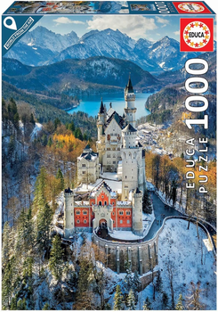 Puzzle Educa Zamek Neuschwanstein Niemcy 68 x 48 cm 1000 elementów (8412668192614)