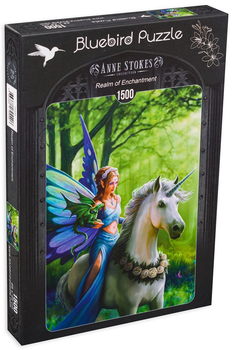 Пазл Bluebird 1500 Anne Stokes Зачароване королівство 68 x 48 см 1500 деталей (3663384704406)