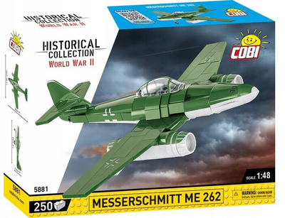 Конструктор Cobi Історична колекція Друга світова війна Messerschmitt Me 262 250 елементів (5902251058814)