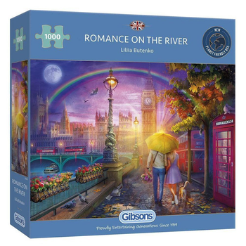 Puzzle Gibsons Romantyczny spacer 68 x 49 cm 1000 elementów (5012269062830)