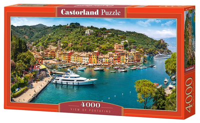 Puzzle Castorland Widok na Portofino 138 x 68 cm 4000 elementów (5904438400201)