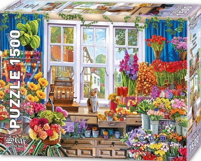 Puzzle Star Kwiaciarnia 85 x 60 cm 1500 elementów (8694051100950)