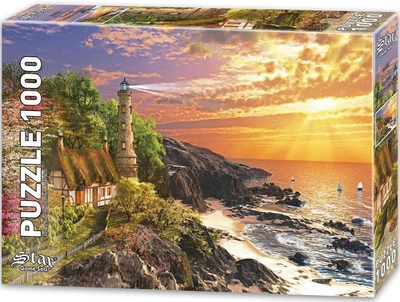 Puzzle Star Latarnia nad brzegiem morza 68 x 48 cm 1000 elementów (8694051100370)