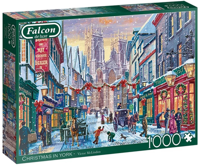 Puzzle Jumbo Falcon Święta Bożego Narodzenia w NY 68 x 49 cm 1000 elementów (8710126112779)