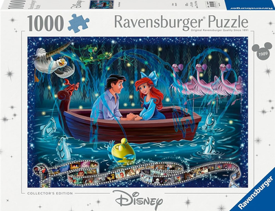 Puzzle Ravensburger Classic Disney Mała Syrenka 70 x 50 cm 1000 elementów (4005555003199)