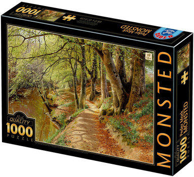 Puzzle D-Toys Peder Mork Monsted Wiosenny dzień w lesie 68 x 47 cm 1000 elementów (5947502877653)