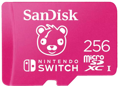 Карта памяти SanDisk Nintendo Switch Fortnite microSDXC 256GB UHS-I (SDSQXAO-256G-GN6ZG)