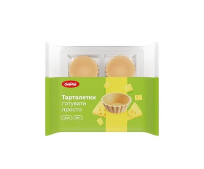 Тарталетка зі смаком сиру ТМ Golpek 100 g