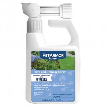 Cпрей petarmor home yard and premise петармор хоум ярд від бліх, кліщів, комарів, комах надворі та в нежитлових приміщеннях, 0,946 л