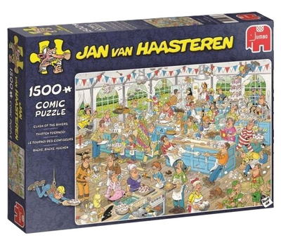 Puzzle Jumbo Jan van Haasteren Starcie piekarzy 90 x 60 cm 500 elementów (8710126190777)