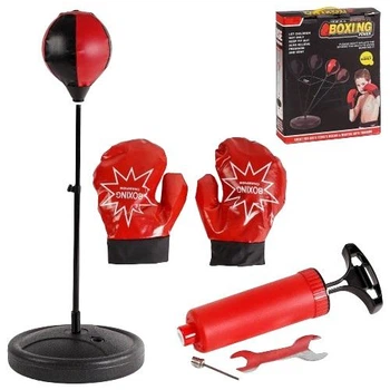 Детский боксерский набор Boxing Power Боксерская груша на стойке с перчатками + насос (320-33)