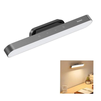 LED Лампа на магніті Baseus Magnetic Stepless Dimming Charging Desk Lamp 4.5W 1800 mAh (DGXC-C0G) Сірий