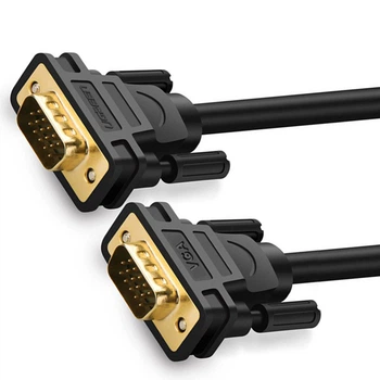 Кабель видео VGA кабель Ugreen 15-pin 1080p Male to Male Cable 1.5 m Black (VG101)