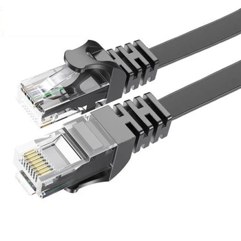 Сетевой кабель Essager Ethernet-кабель Cat6 Lan кабель UTP Cat 6 RJ 45 1 м Black (EXCWXB-JS01)