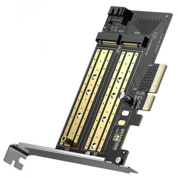 Карта расширения для ПК адаптер Ugreen M.2 NVME-PCle 3.0 (CM302)