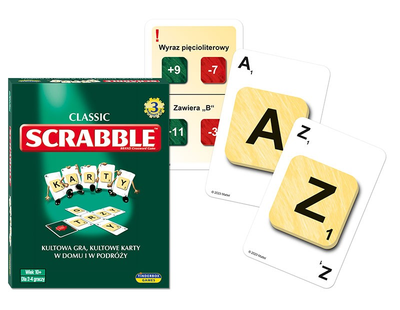 Gra planszowa Piatnik Scrabble Karty (PL) (9001890784606)