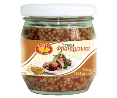 Горчица зернистая Французская TM Чугуїв-Продукт 180 g