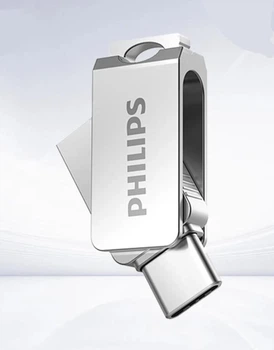 USB флеш накопичувач PHILIPS 30UC, 2 в 1 USB/Type-C 64Гб
