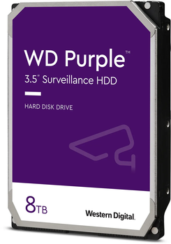 Жорсткий диск 3.5" 8TB Western Digital WD Purple (256MB, 5640rpm, SATA 6Gb/s, 24/7) (WD85PURZ)